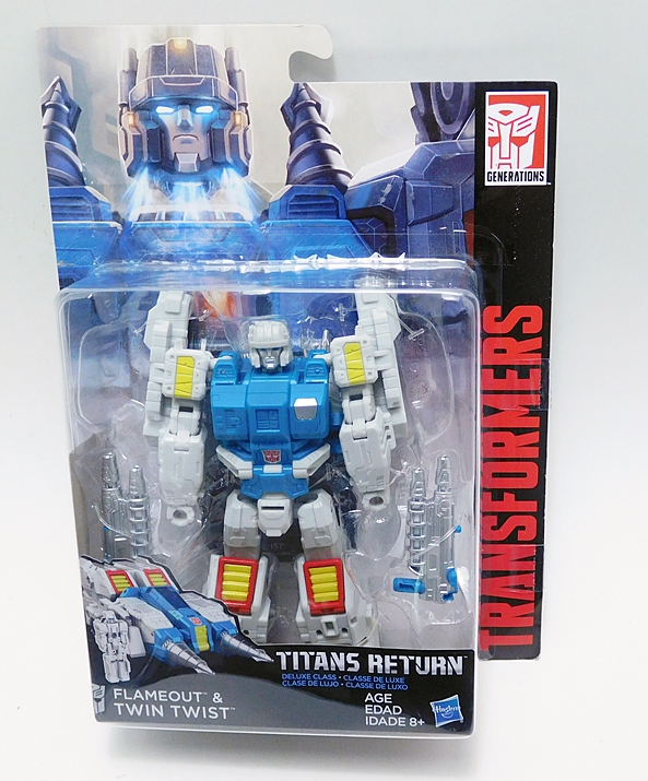 Transformers Titans Return Flameout and Twin Twist by Hasbro